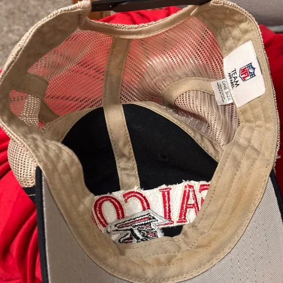 NFL Team Apparel Black and Tan Cap - Picture 6 of 7